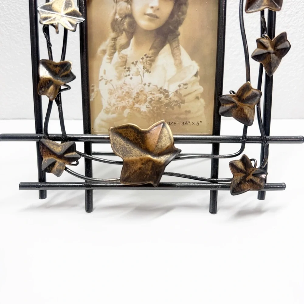 NEW Vintage 90s Y2K Hermitage Pottery Ivy Metal Frame